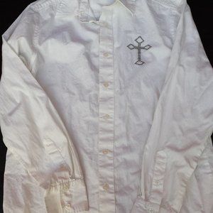 LL Cool J mens shirt with cross graphic